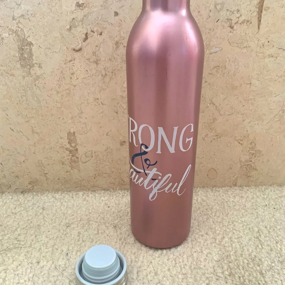 Target 20 oz. Pink Frosted Stainless Steel Bottle NEW